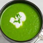 Leek, Zucchini &#038; Spinach Soup
