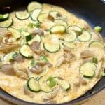 Zucchini &amp; Oyster Mushroom Omelet