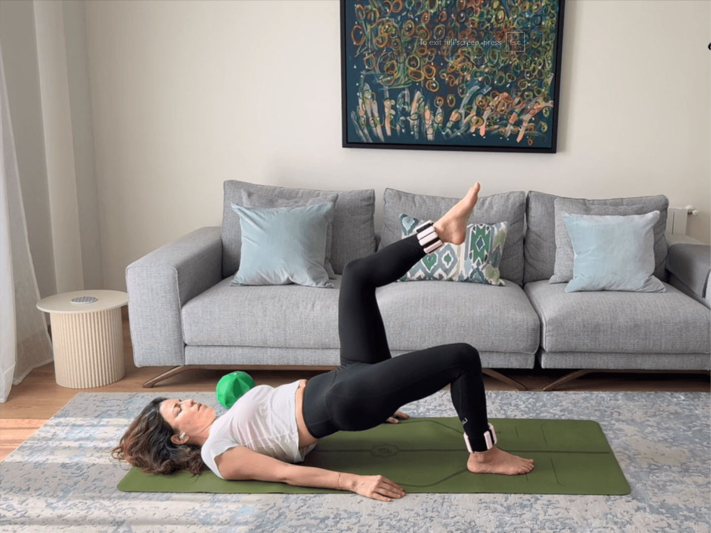 Core and Glutes with Weights