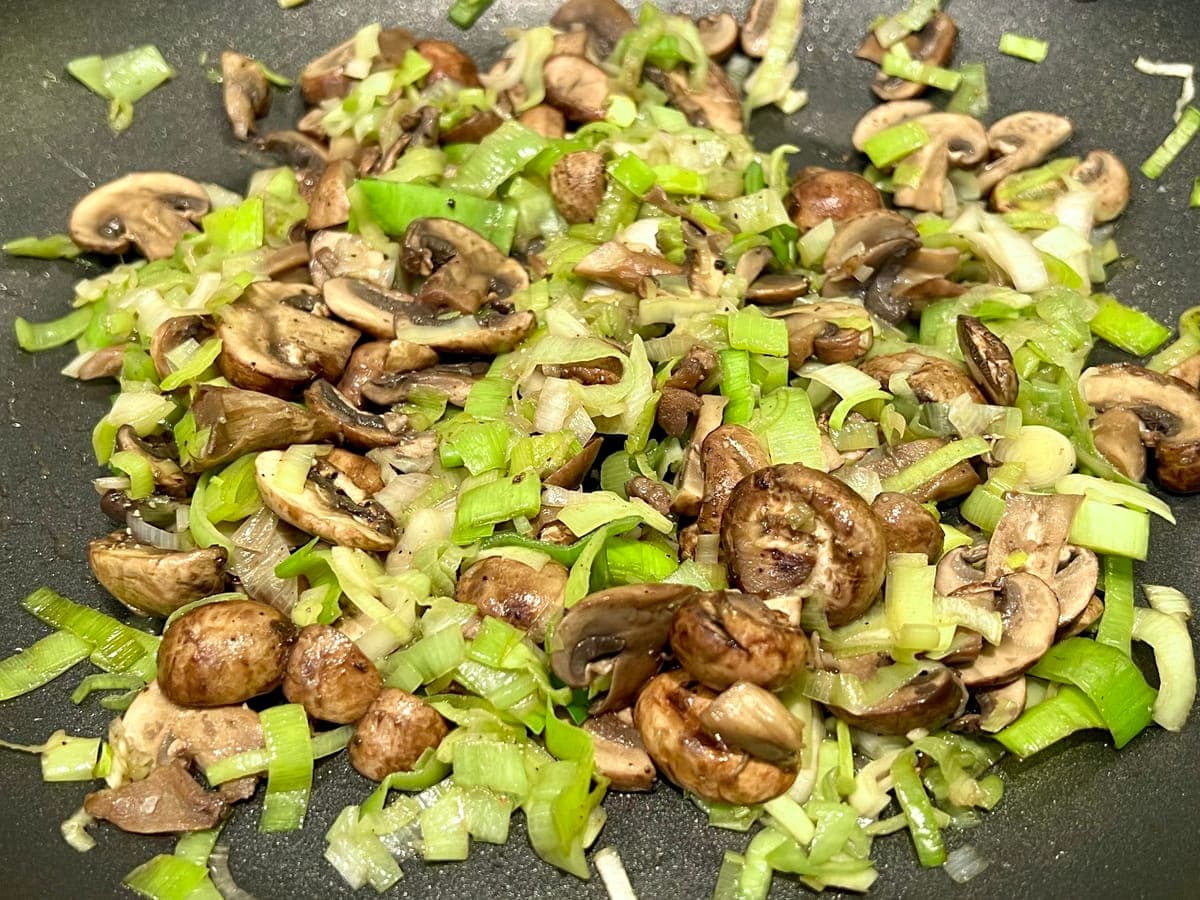 Mushrooms & Leeks Stir Fry